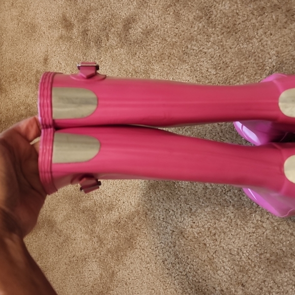 Hunter Original Kids Tall Gloss Rain Boots - Picture 6 of 16